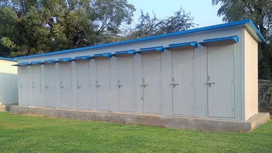 prefabricated toilets